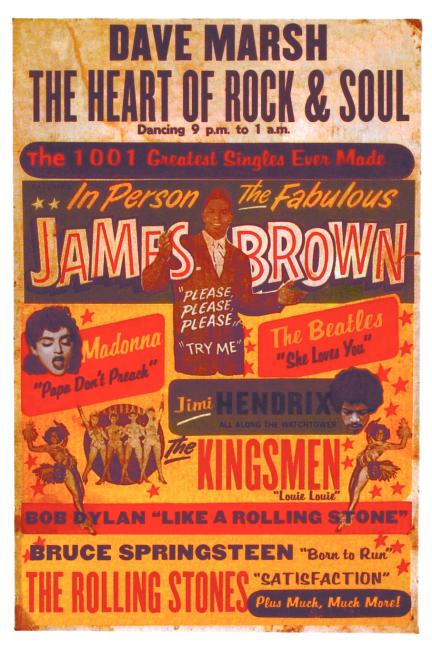 The Heart of Rock & Soul: The 1001 Greatest Singles Every Made by Marsh, Dave