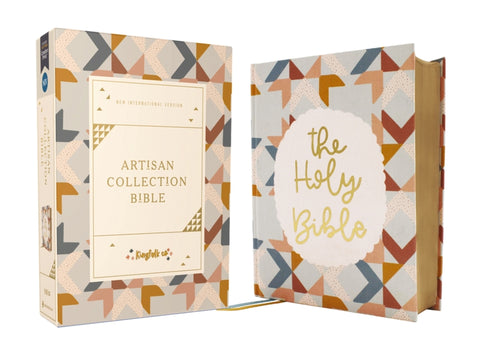 Niv, Artisan Collection Bible, Cloth Over Board, Multi-Color/Quilted, Red Letter, Comfort Print