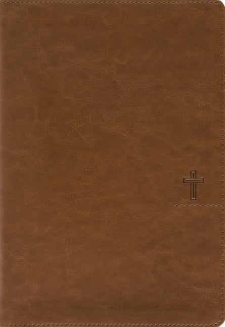 Nasb, Thinline Bible, Giant Print, Leathersoft, Brown, Red Letter, 1995 Text, Comfort Print by Zondervan