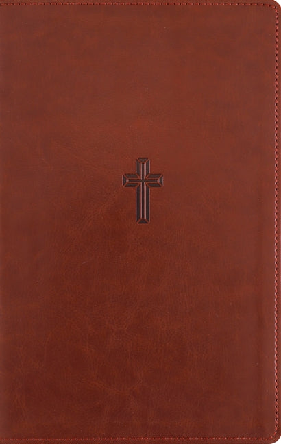 Nasb, Personal Size Reference Bible, Large Print, Paragraph Style, Leathersoft, Brown, Red Letter, 1995 Text, Comfort Print by Zondervan Publishing
