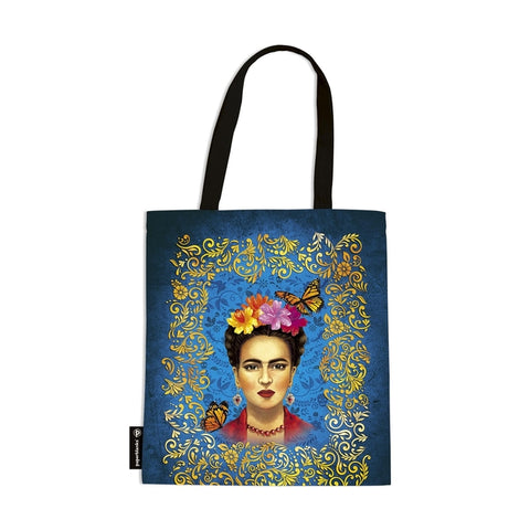 The Colourful Portrait Canvas Bag by Paperblanks (Viva Frida) by Paperblanks