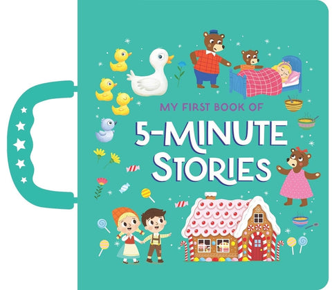 My First Book of 5-Minute Stories: Handle Board Book by Lake Press