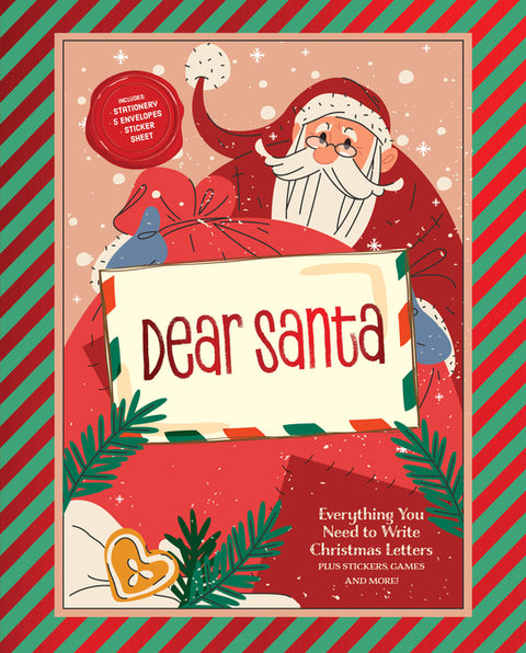 Dear Santa: Everything You Need to Write Christmas Letters, Plus Stickers, Games, and More! by Editors of Chartwell Books