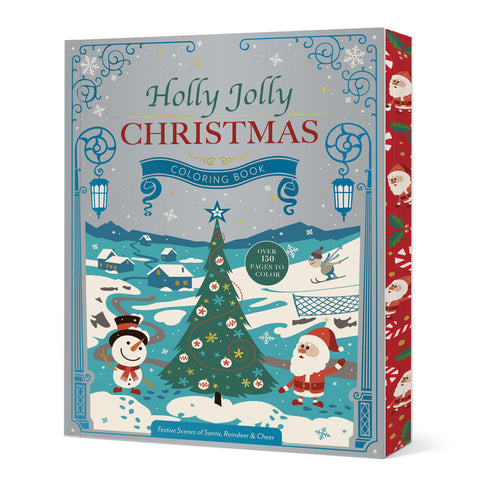 Holly Jolly Christmas Coloring Book: Festive Scenes of Santa, Reindeer & Cheer by Editors of Chartwell Books