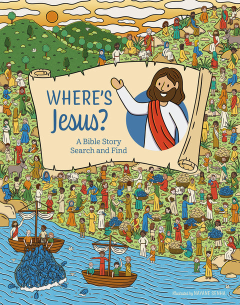 Where's Jesus?: A Bible Story Search and Find by Editors of Chartwell Books