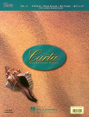 Carta Manuscript Paper No. 11 - Children's by Hal Leonard Corp