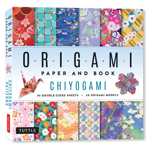 Chiyogami Origami Paper and Book: 20 Easy Models with 96 High Quality Folding Sheets (Double-Sided)