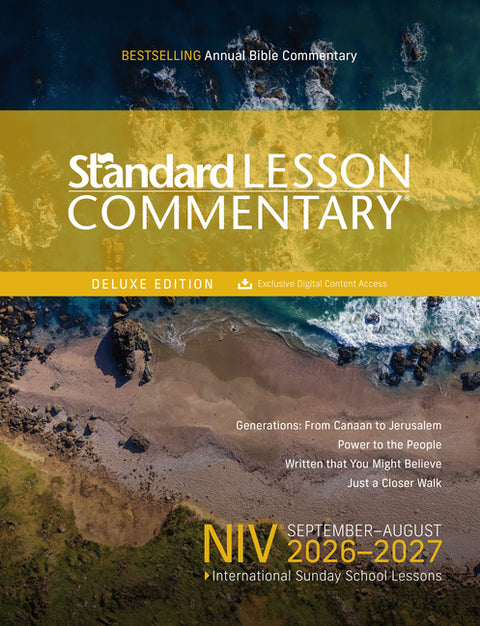 Niv(r) Standard Lesson Commentary(r) Deluxe Edition 2026-2027 Large Print Reproducible Activity Pages Digital Greek/Hebrew Lexicons Digital Bible Dict