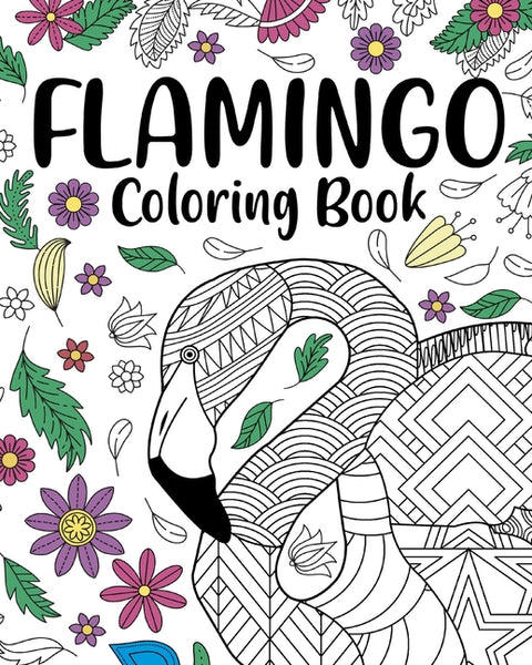 Flamingo Coloring Book: Coloring Books for Adults, Flamingo Zentangle Coloring Pages