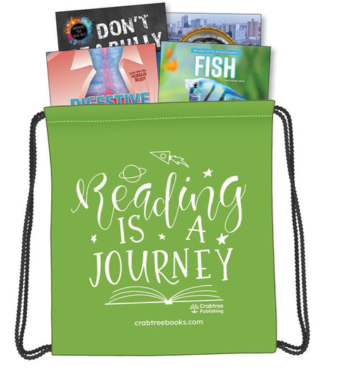 Sixth Grade Silver Summer Connections Backpack by Crabtree and Publishing, Seahorse