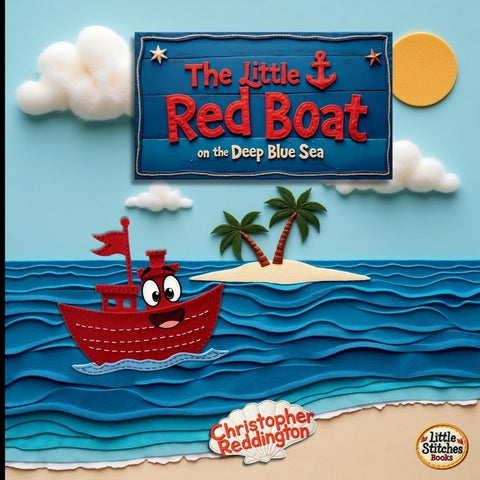 The Little Red Boat on the Deep Blue Sea by Reddington, Christopher