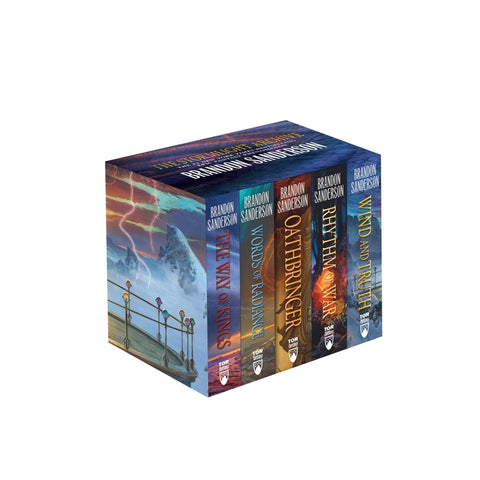 The Stormlight Archive Paperback Boxed Set, Books 1-5: The Way of Kings, Words of Radiance, Oathbringer, Rhythm of War, Wind and Truth by Sanderson, Brandon