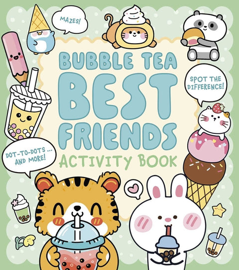 Bubble Tea Best Friends Activity Book: Mazes, Spot the Difference, Dot-To-Dot, and More!