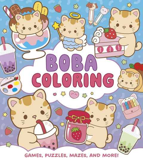 Boba Coloring: Games, Puzzles, Mazes and More!