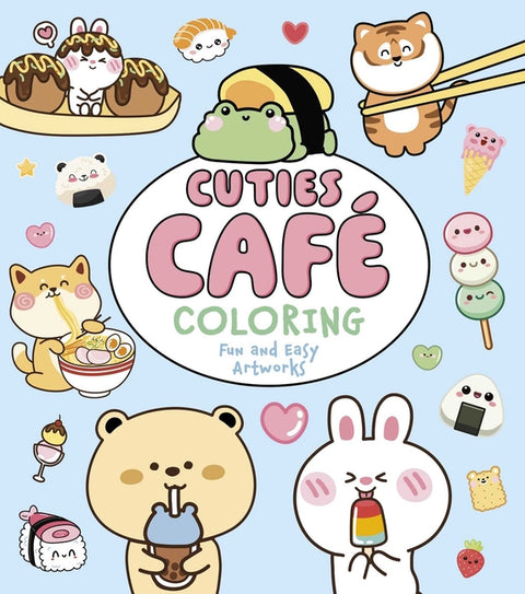 Cuties Café Coloring: Fun and Easy Artworks