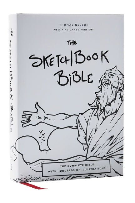 The Sketchbook Bible: The Complete Bible with Hundreds of Illustrations (Nkjv, Hardcover, Red Letter, Comfort Print)