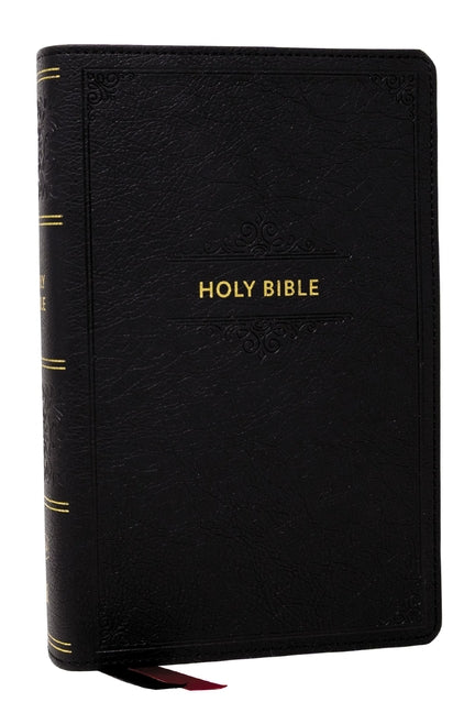 KJV Personal Size Large Print End-Of-Verse Reference Bible, Black Leathersoft, Red Letter, Comfort Print