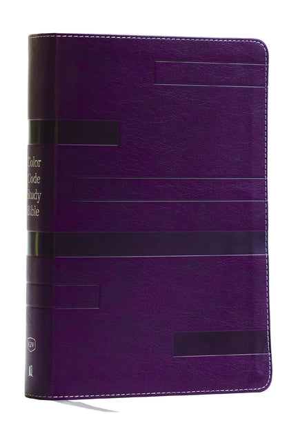 KJV Color Code Study Bible, Revealing God's Truth Color by Color (Purple Leathersoft, Red Letter, Thumb Indexed) by Thomas Nelson
