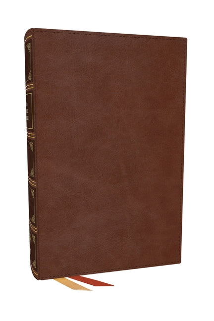 Nkjv, End-Of-Verse Reference Bible, Personal Size Large Print, Leathersoft, Brown, Red Letter, Comfort Print: Holy Bible, New King James Version by Thomas Nelson Publishers