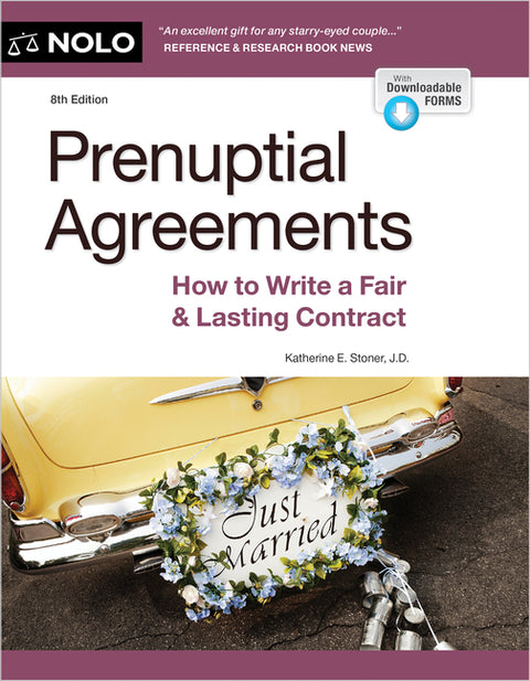 Prenuptial Agreements: How to Write a Fair & Lasting Contract by Stoner, Katherine