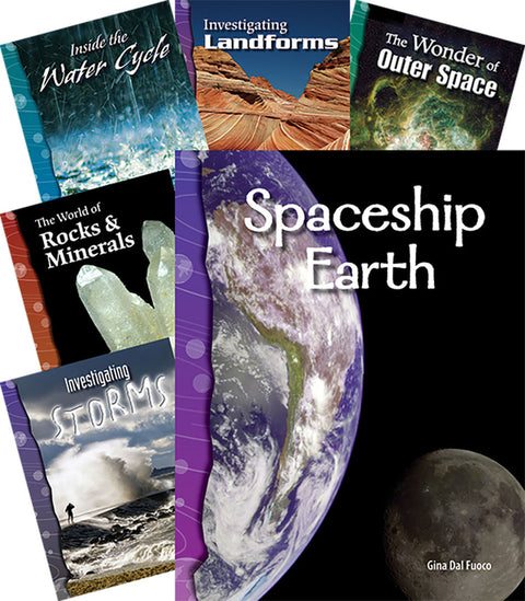 Earth & Space Science 8-Book Set, Grades 6-9