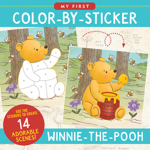 My First Color-By-Sticker Book - Winnie-The-Pooh (14 Scenes)
