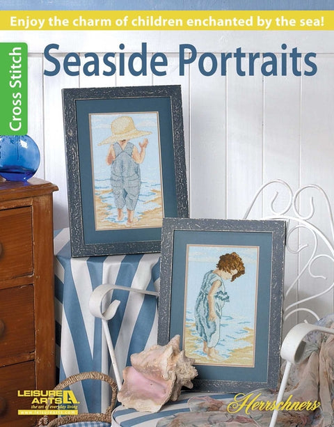 Seaside Portraits Cross Stitch: Enjoy the Charm of Children Enchanted by the Sea! by Herrschners