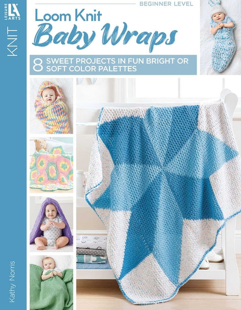Loom Knit Baby Wraps: Choose from Soft & Sweet or Bright & Bold