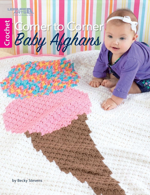 Corner to Corner Baby Afghans by Stevens, Becky