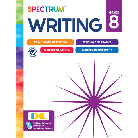 Spectrum Writing Workbook, Grade 8