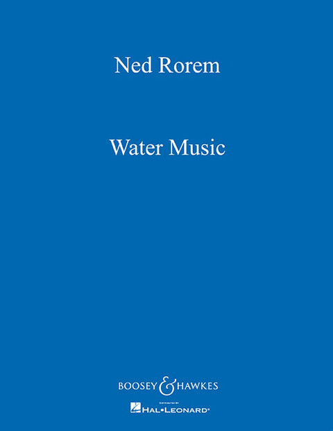 Water Music Full SC by Rorem, Ned