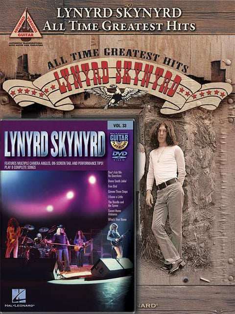 Lynyrd Skynyrd: All Time Greatest Hits - Guitar Pack Advanced Rock Guitar Songbook and Lesson DVD with Tab for Students Teachers Performers Signature by Lynyrd Skynyrd
