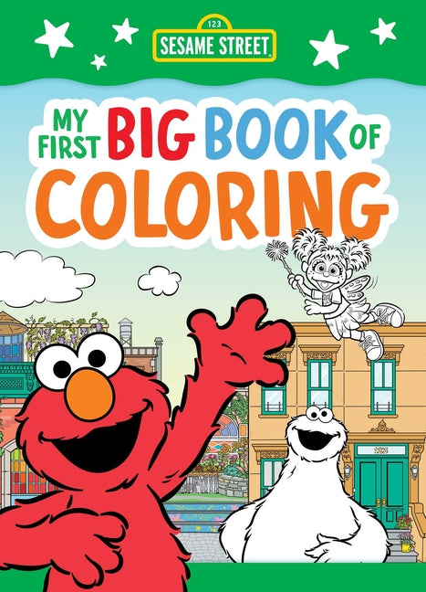 Sesame Street: My First Big Book of Coloring (a Sesame Street Coloring Book for Kids) by Buzzpop