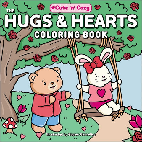 The Hugs & Hearts Coloring Book by Carradice, Gaynor
