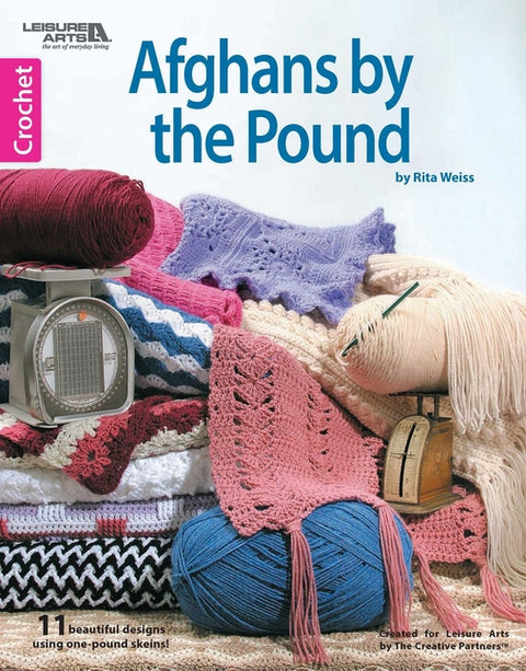 Afghans by the Pound Crochet by Weiss, Rita