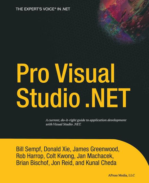 Pro Visual Studio.Net by Cheda, Kunal