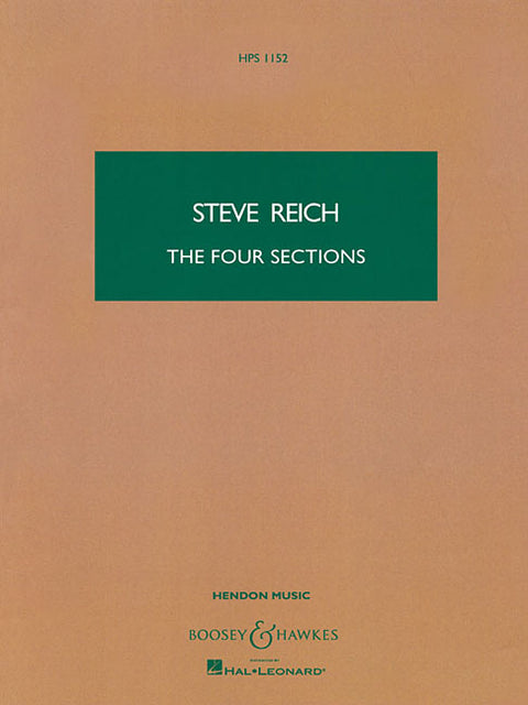 The Four Sections: Study Score by Reich, Steve