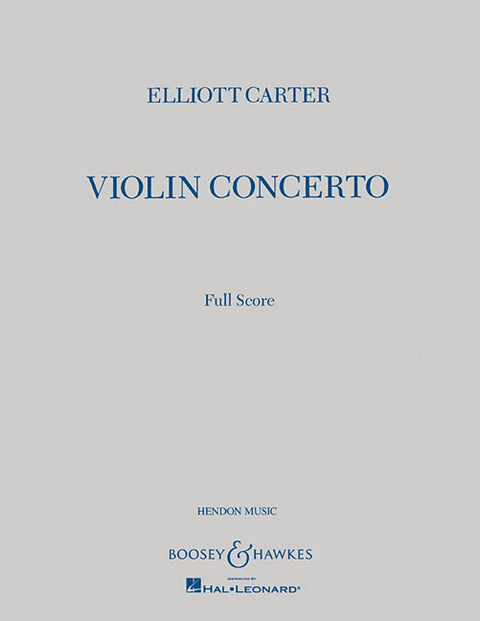 Violin Concerto by Carter, Elliott