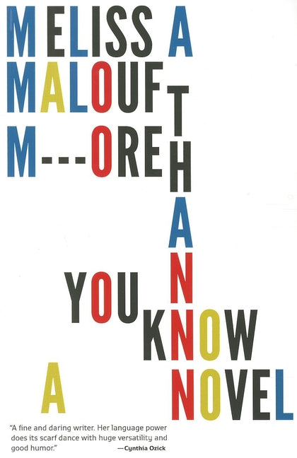 More Than You Know by Malouf, Melissa