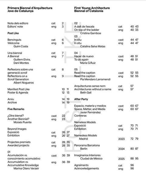 Post Like: 1st Young Architecture Biennial