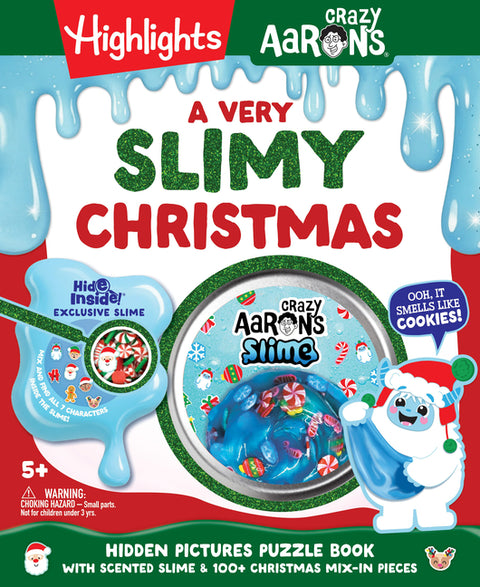 A Very Slimy Christmas: Hidden Pictures Activity Book with Scented Slime & 100+ Christmas Mix-In Pieces: Christmas Slime Kit by Highlights