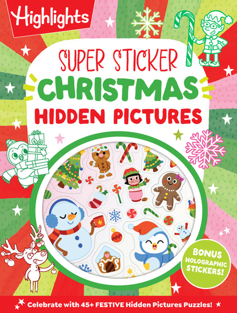Super Sticker Christmas Hidden Pictures by Highlights