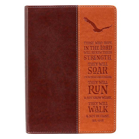 Wings Like Eagles Classic Lux-Leather Journal by 