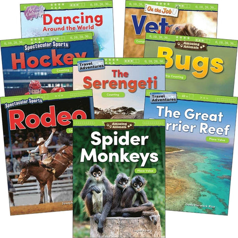 Numbers & Counting: Grades K-1 (8-Book Set) by Multiple Authors