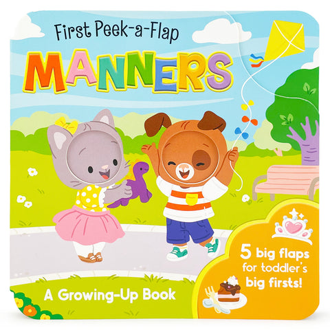Manners (First Peek-A-Flap) by Oprea, Teodora