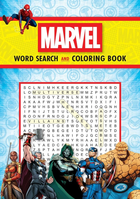 Marvel Word Search and Coloring Book by Editors of Thunder Bay Press