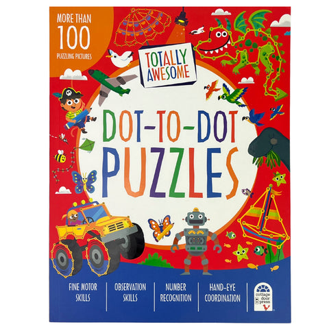 Totally Awesome Dot-To-Dot Puzzles by Parragon Books