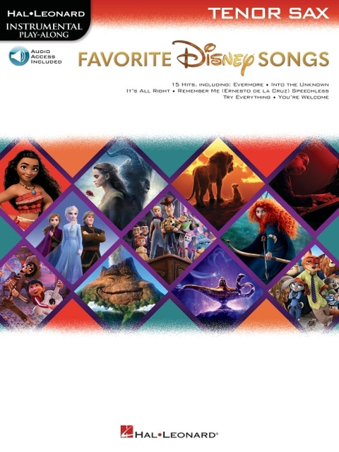 Favorite Disney Songs: Instrumental Play-Along for Tenor Sax