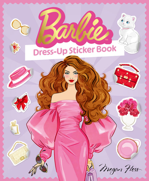 Barbie: Dress-Up Sticker Book by Hess, Megan