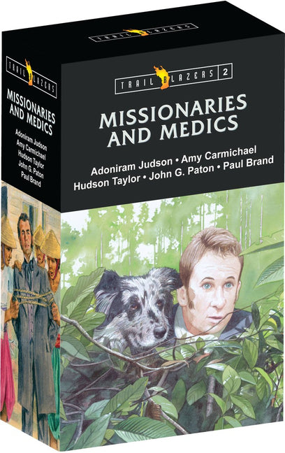 Trail Blazer Missionaries & Medics Box Set 2: Adoniram Judson, Amy Carmichael, Hudson Taylor, John G. Paton, and Paul Brand by Howat, Irene